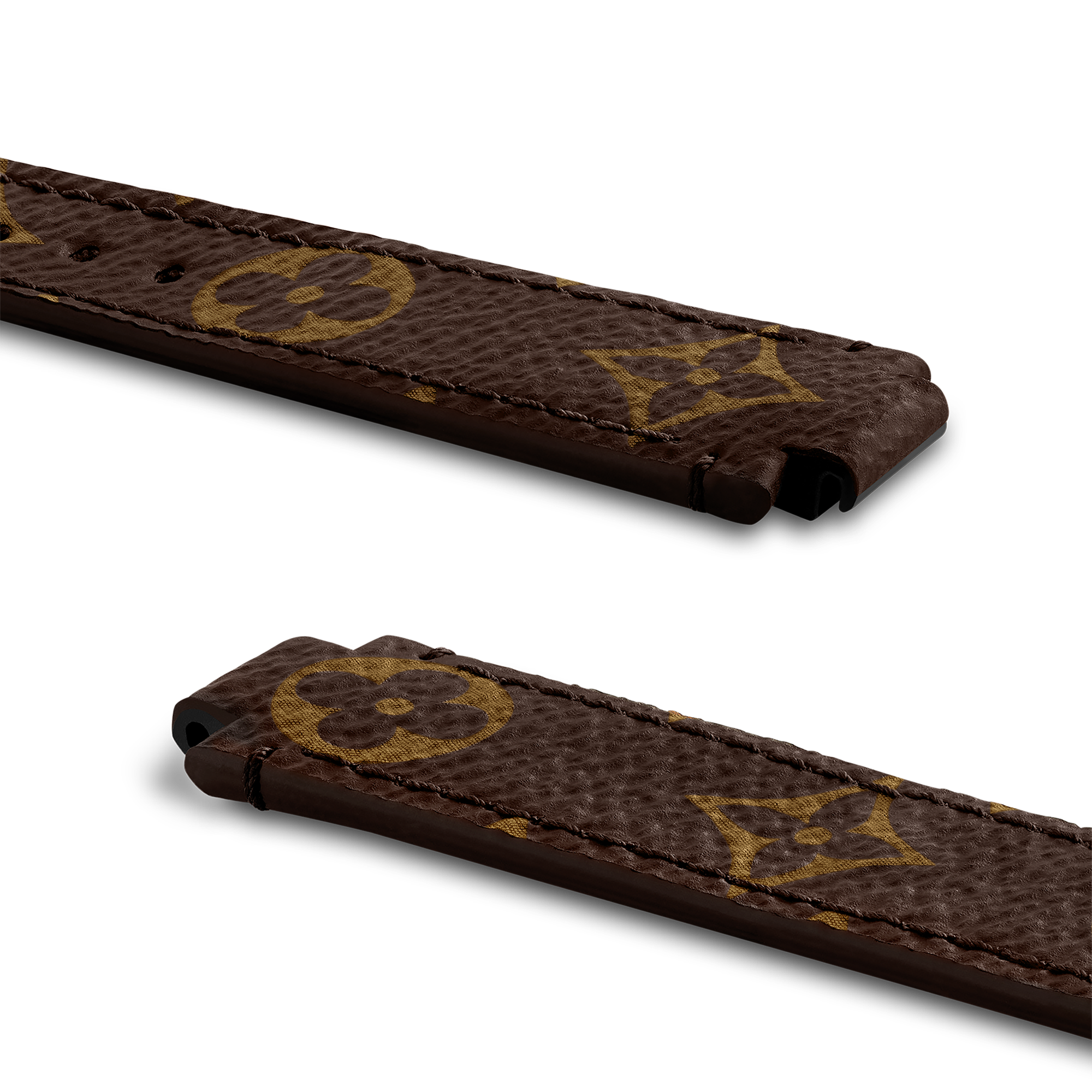Tambour Watch Strap Luxury Brown LOUIS VUITTON
